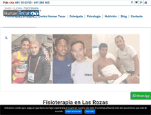 Tablet Screenshot of javierguerrafisioterapia.com